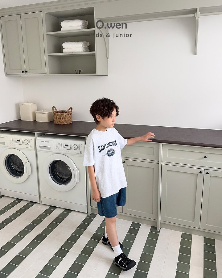 O Wen - Korean Children Fashion - #toddlerclothing - Santa Monica Short-Sleeve Tee - 6