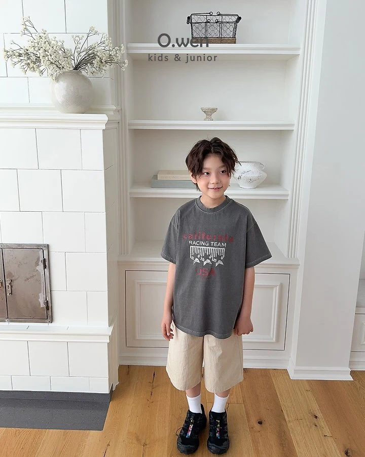 O Wen - Korean Children Fashion - #toddlerclothing - Carpenter Pocket Bermuda Shorts - 8