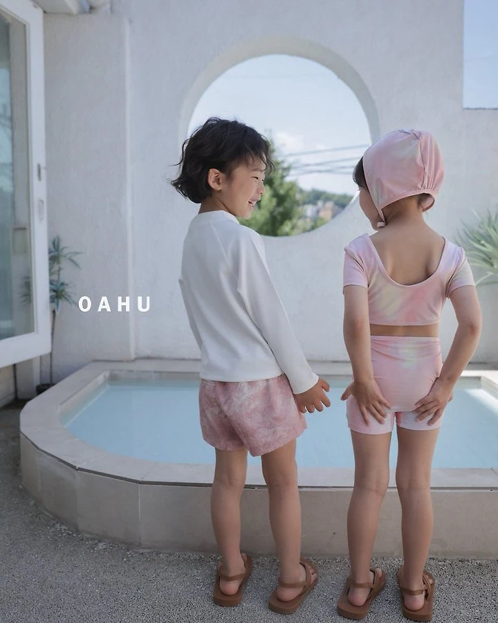 O'Ahu - Korean Children Fashion - #childofig - Tie Swim Shorts - 9