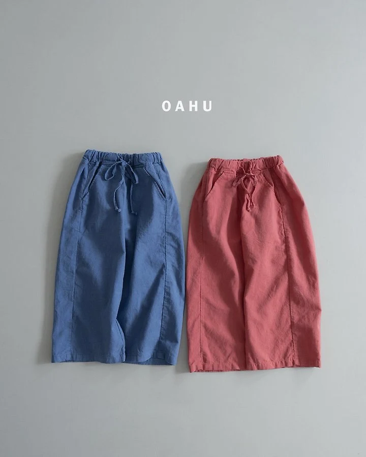 O'Ahu - Korean Children Fashion - #childofig - Woody Pigment Linen Pants