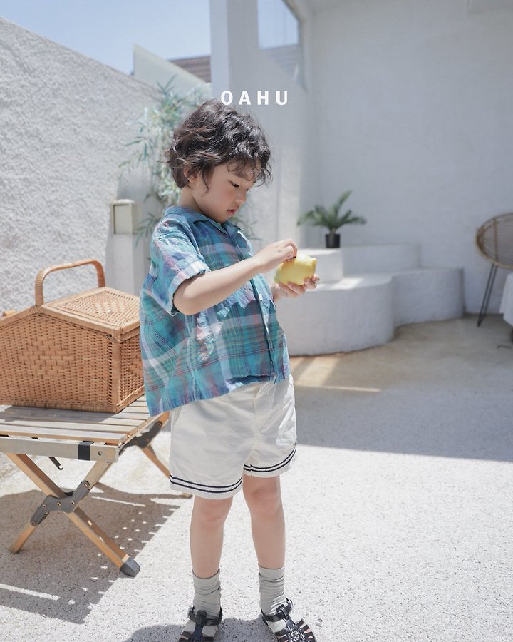 O'Ahu - Korean Children Fashion - #childofig - Beams Check Shirt - 11