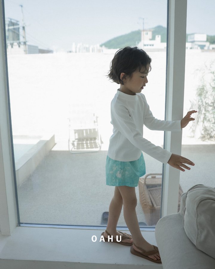O'Ahu - Korean Children Fashion - #childrensboutique - Tie Swim Shorts - 11