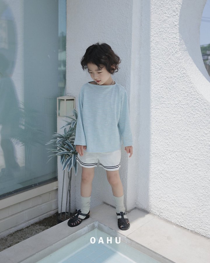 O'Ahu - Korean Children Fashion - #childrensboutique - Summer Boat Neck Tee - 6