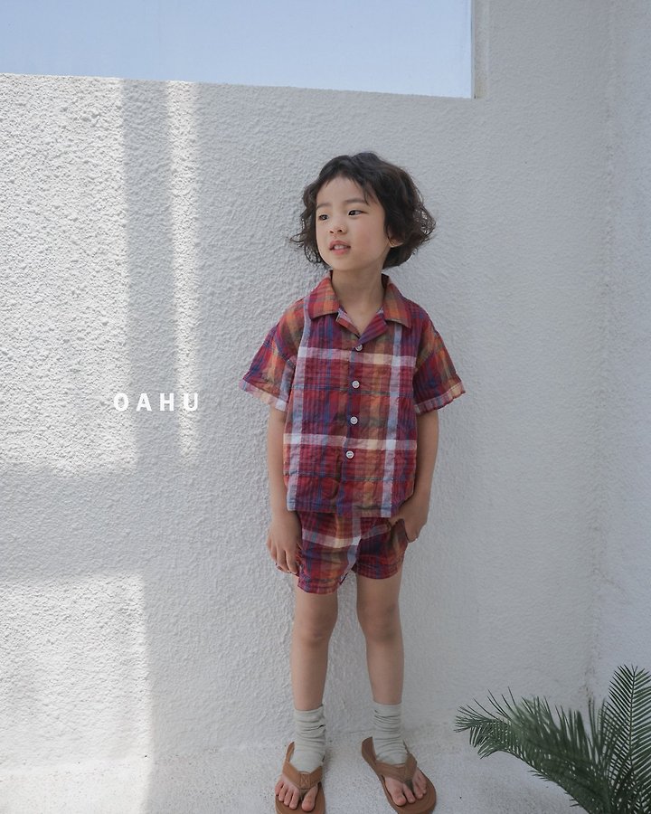 O'Ahu - Korean Children Fashion - #childrensboutique - Beams Check Shirt - 12
