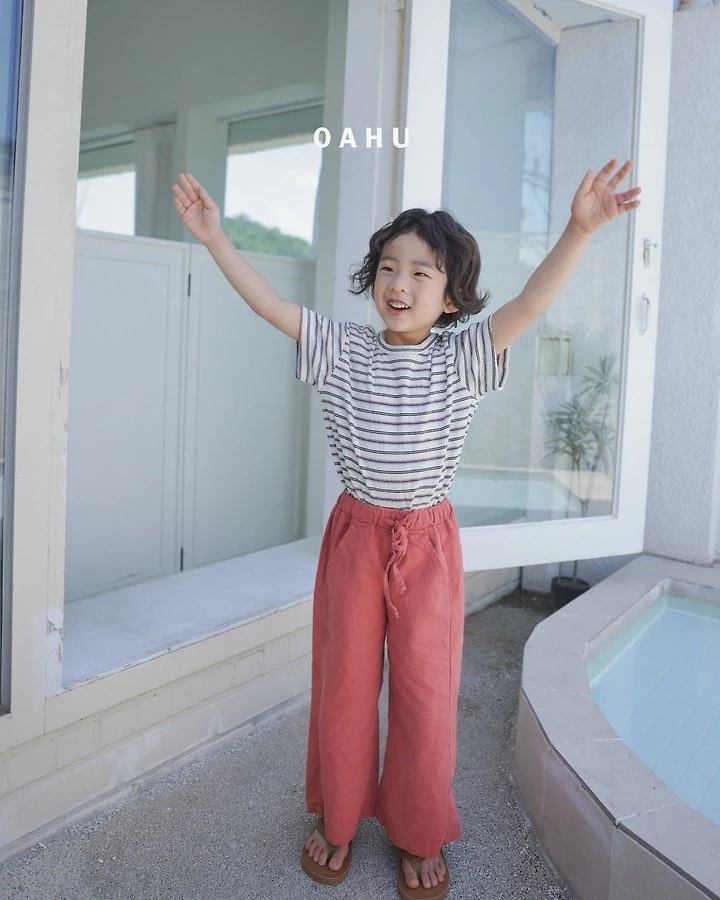 O'Ahu - Korean Children Fashion - #kidsshorts - Fore Eyelet Tee - 6