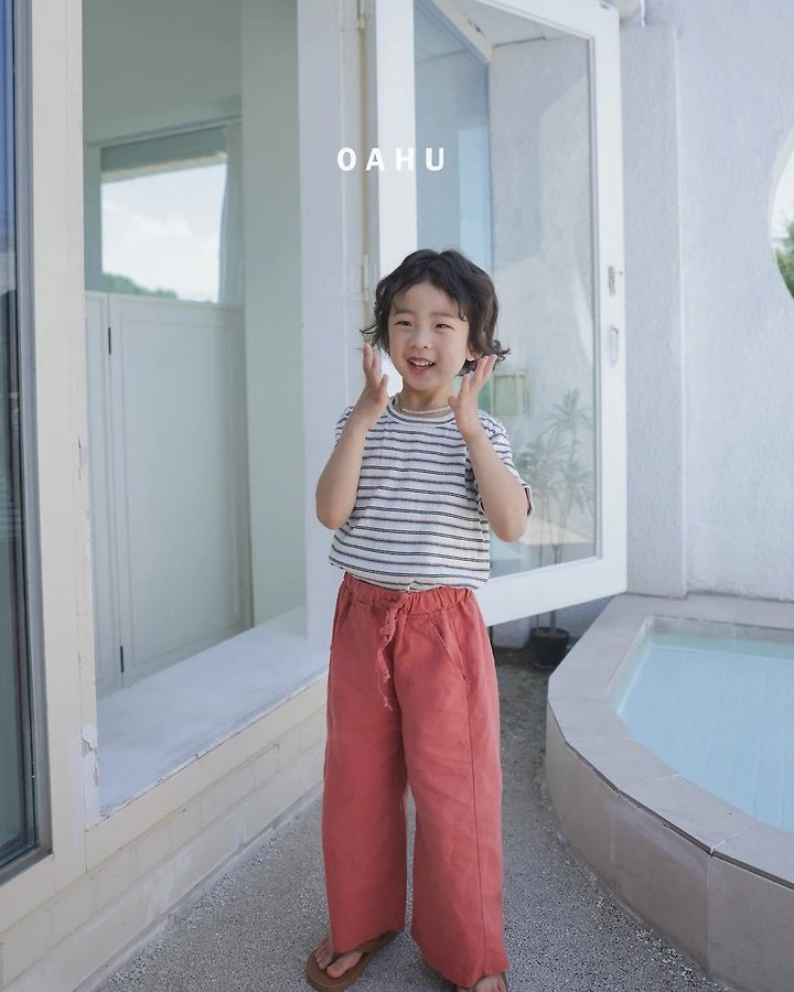 O'Ahu - Korean Children Fashion - #kidsstore - Fore Eyelet Tee - 7