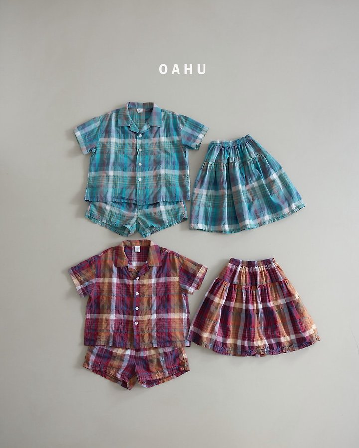 O'Ahu - Korean Children Fashion - #kidzfashiontrend - Beams Check Shorts - 3