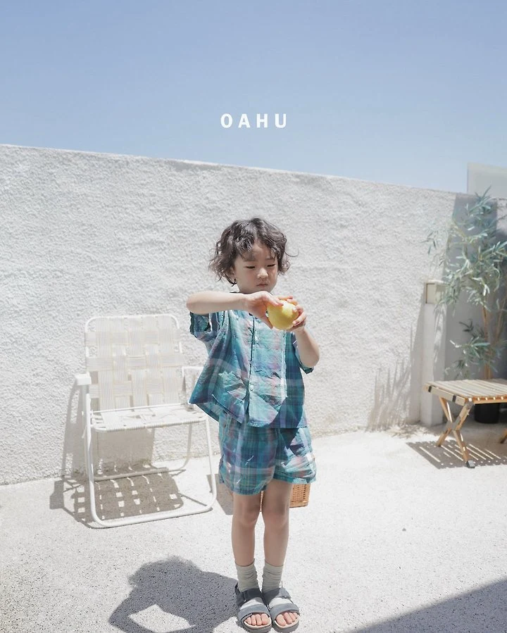 O'Ahu - Korean Children Fashion - #Kfashion4kids - Beams Check Shirt - 4