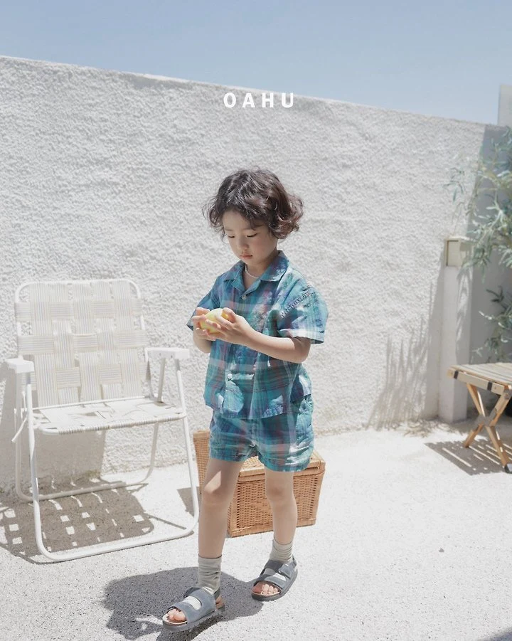 O'Ahu - Korean Children Fashion - #magicofchildhood - Beams Check Shirt - 5