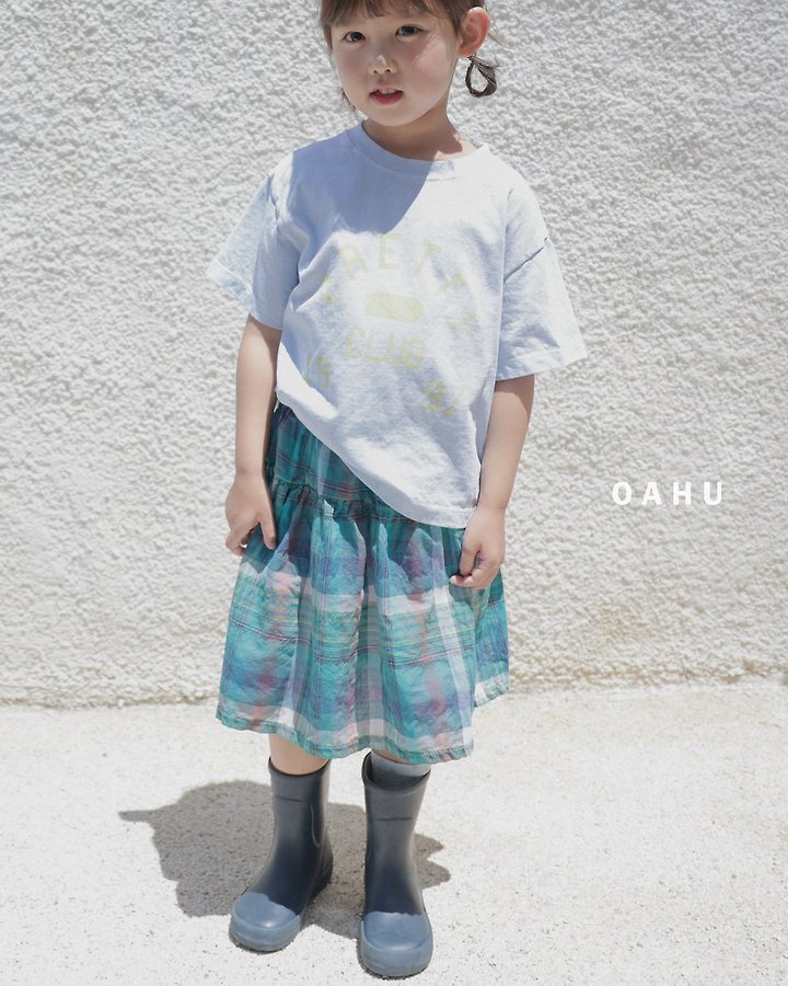 O'Ahu - Korean Children Fashion - #minifashionista - Beams Check Skirt - 8