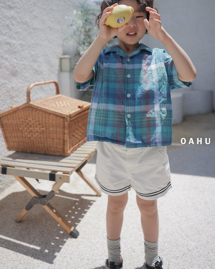 O'Ahu - Korean Children Fashion - #stylishchildhood - Beams Check Shirt - 10
