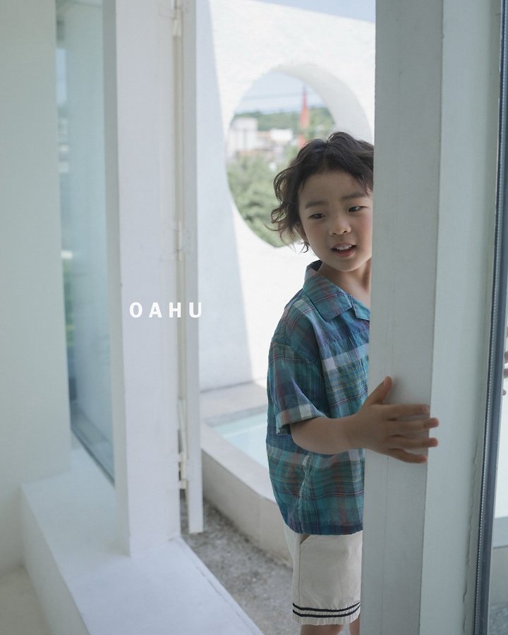 O'Ahu - Korean Children Fashion - #todddlerfashion - Beams Check Shirt - 8