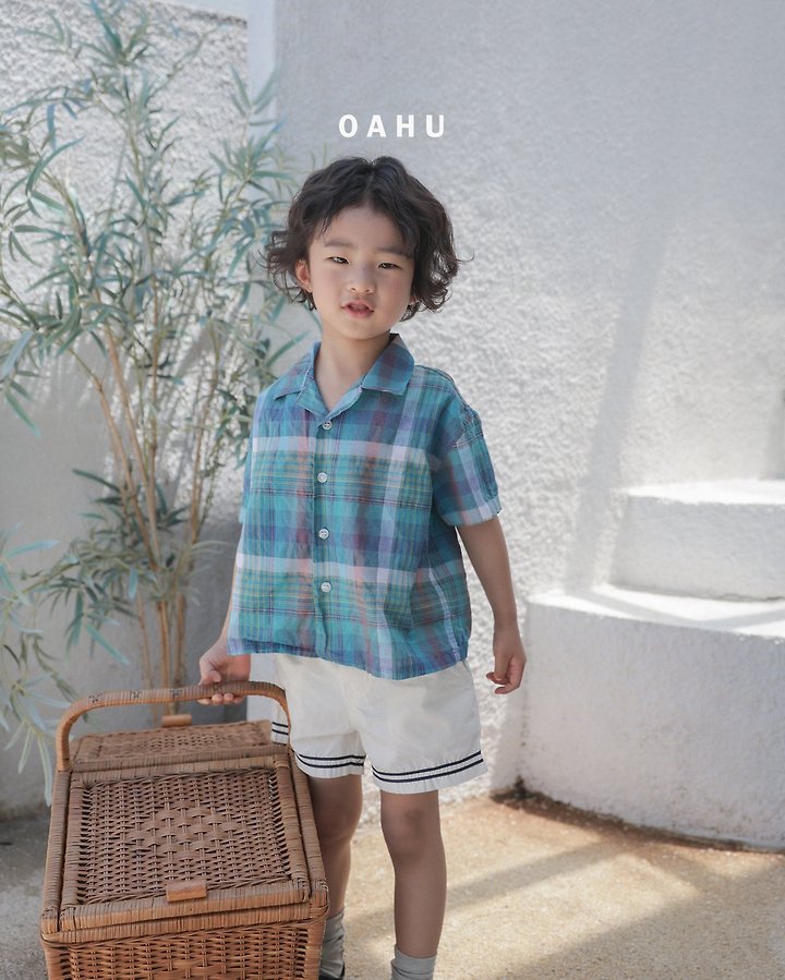 O'Ahu - Korean Children Fashion - #toddlerclothing - Beams Check Shirt - 9