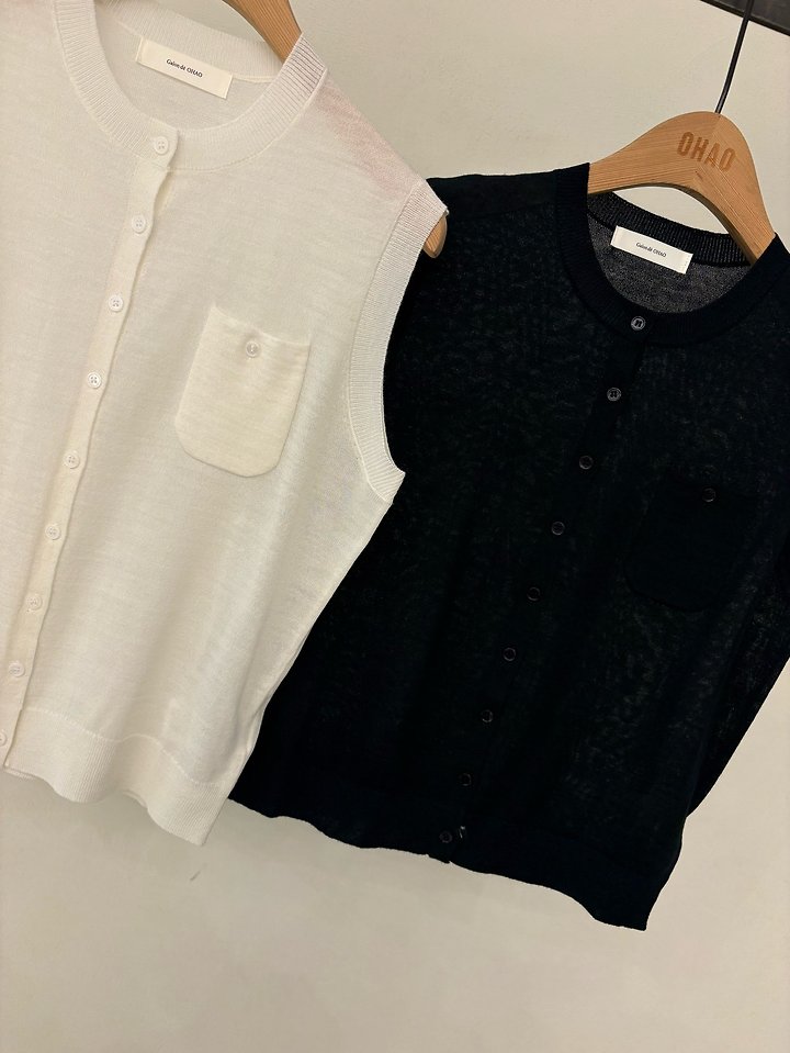 Ohao - Korean Women Fashion - #vintageinspired - Tart Knit Top - 3