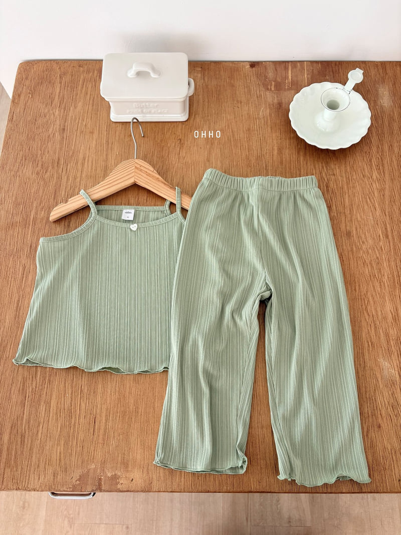 Ohho - Korean Children Fashion - #Kfashion4kids - Heart Pleated Sleeveless Top - 11