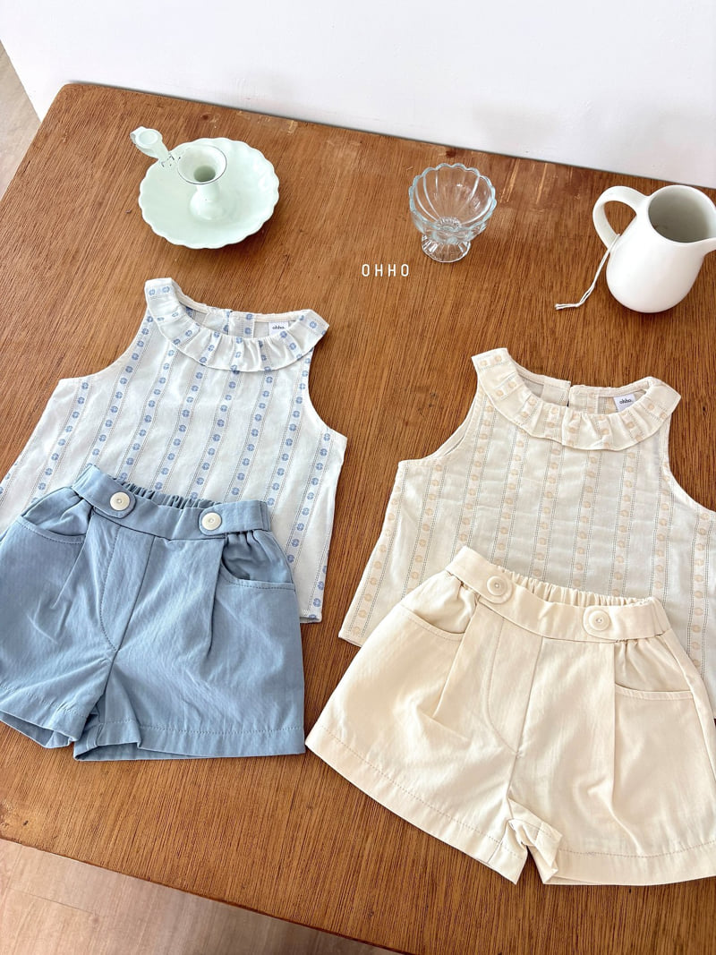 Ohho - Korean Children Fashion - #Kfashion4kids - Ette Sleeveless Top - 9