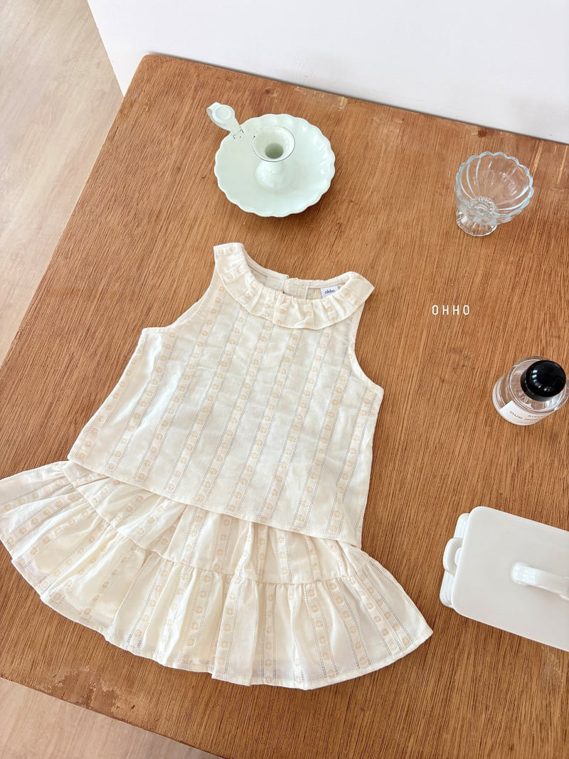 Ohho - Korean Children Fashion - #Kfashion4kids - Ette Shirring Skirt - 7