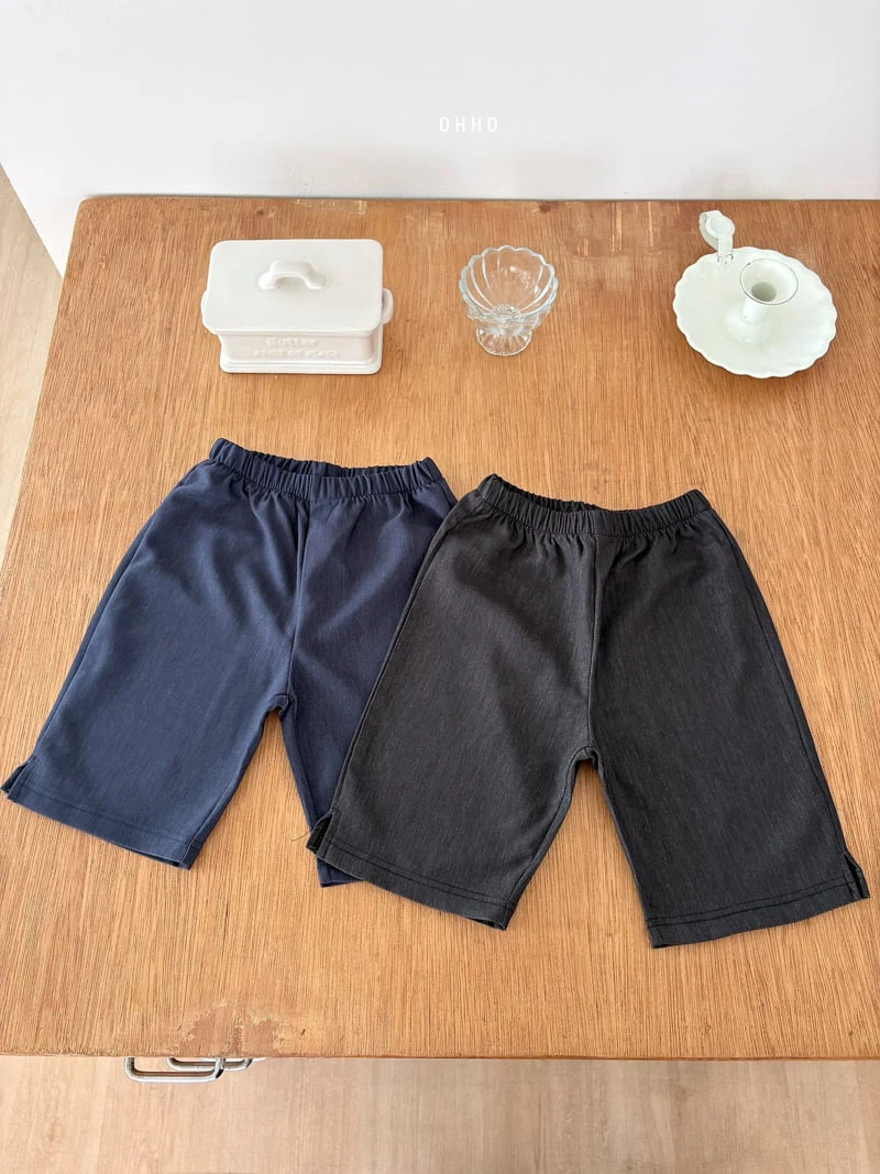 Ohho - Korean Children Fashion - #childofig - Soft Denim Capri Pants - 2