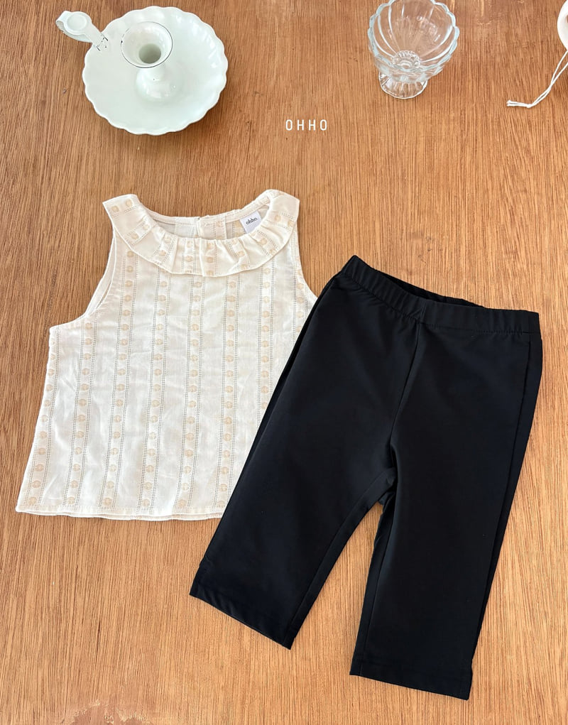 Ohho - Korean Children Fashion - #discoveringself - Crispy Capri Pants - 11
