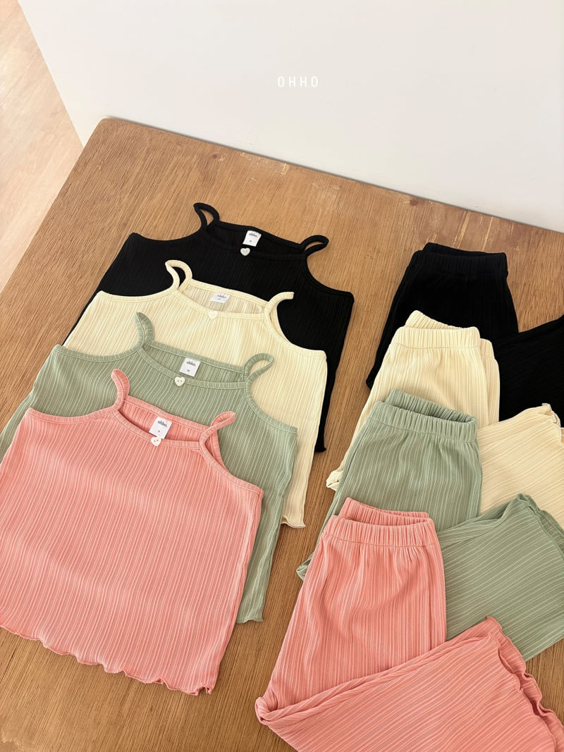 Ohho - Korean Children Fashion - #discoveringself - Heart Pleated Sleeveless Top - 6