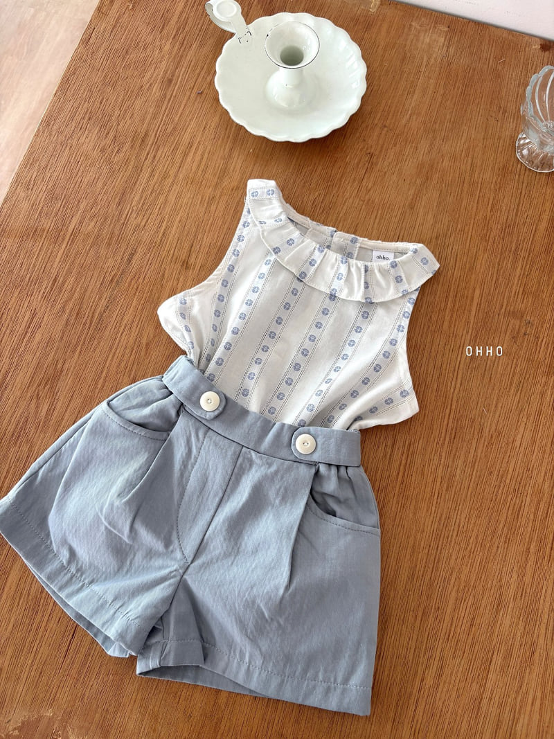 Ohho - Korean Children Fashion - #fashionkids - Ette Sleeveless Top - 5