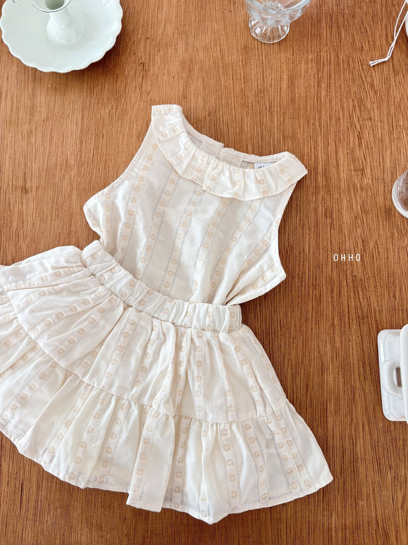 Ohho - Korean Children Fashion - #kidsstore - Ette Shirring Skirt - 5