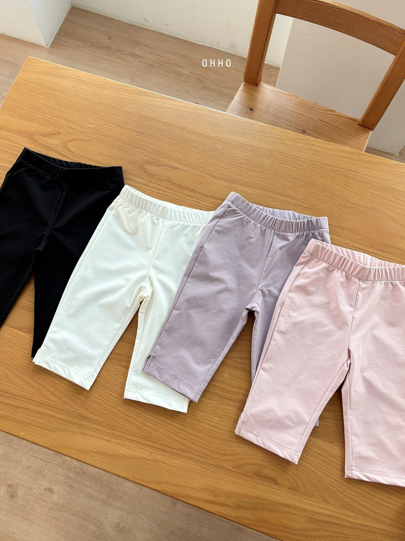 Ohho - Korean Children Fashion - #toddlerclothing - Crispy Capri Pants - 6