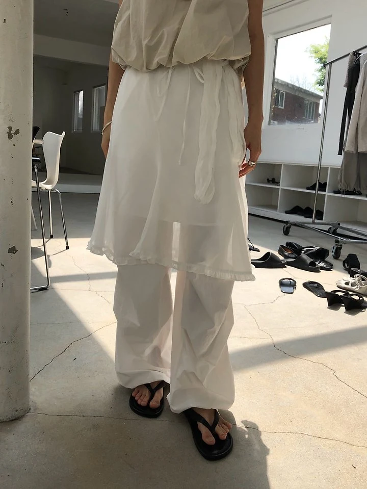 Ore - Korean Women Fashion - #momslook - Balloon Frill Blouse - 7