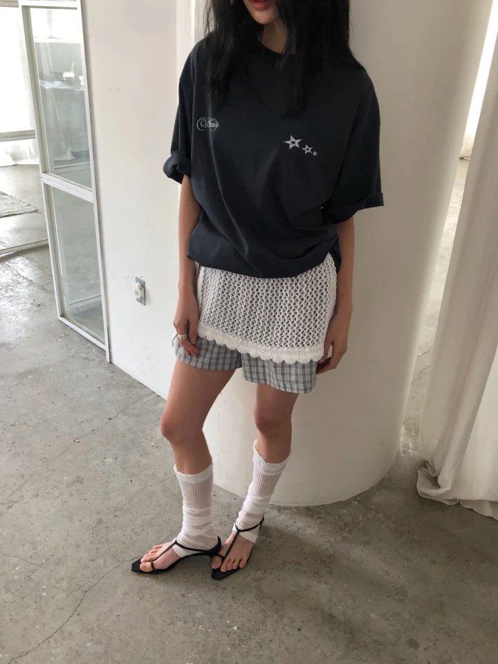 Ore - Korean Women Fashion - #momslook - Net Wrap Knit Skirt - 12