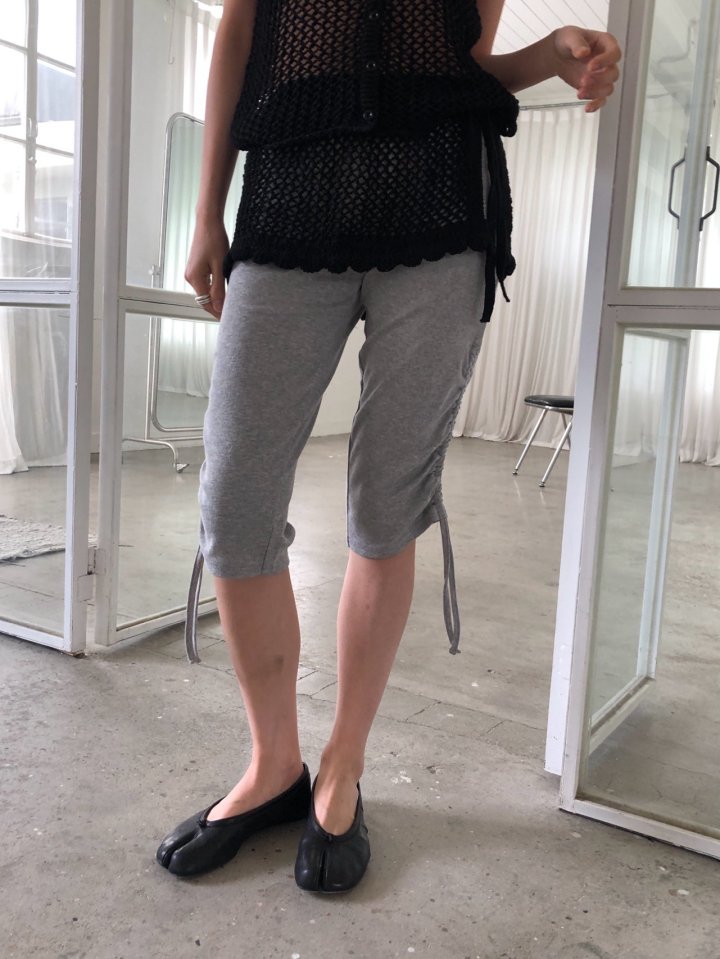 Ore - Korean Women Fashion - #momslook - Shirring Capri Pants - 8