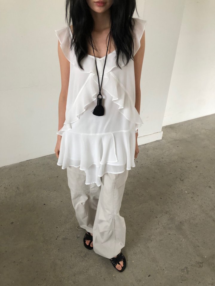 Ore - Korean Women Fashion - #momslook - Bubble Frill One-piece - 9