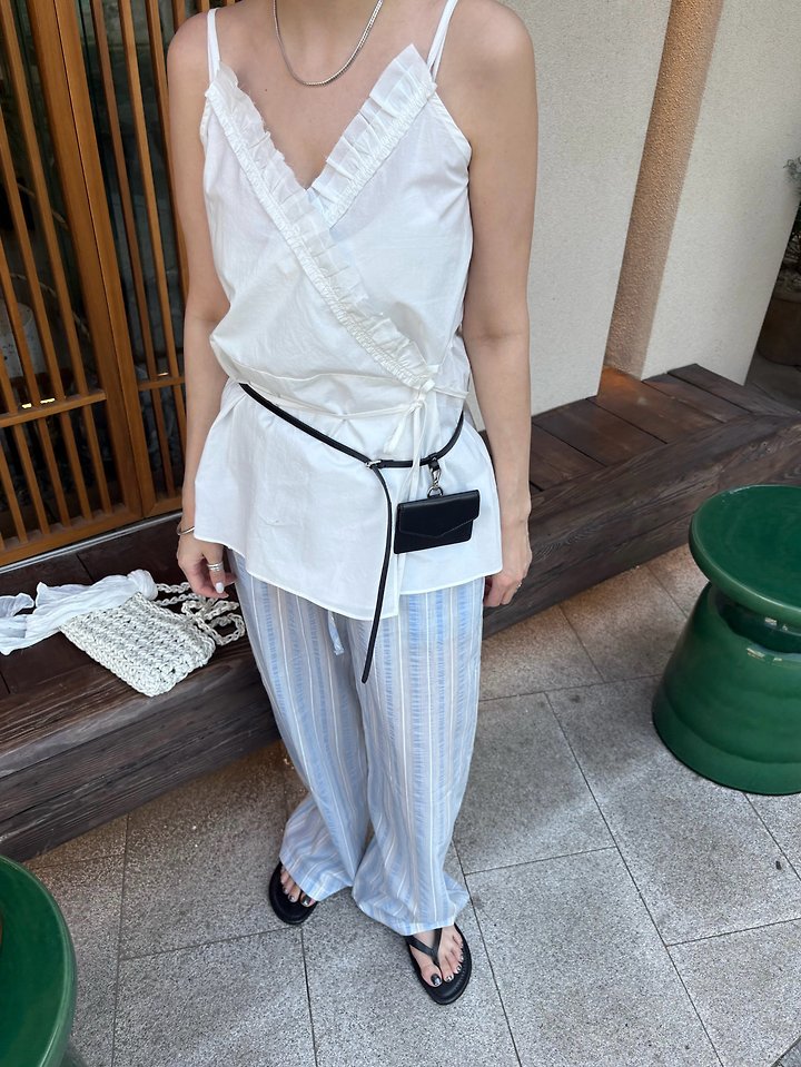 Ore - Korean Women Fashion - #momslook - Now Stripe Pants - 10