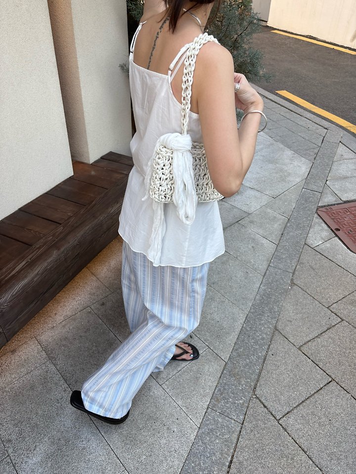 Ore - Korean Women Fashion - #momslook - Now Stripe Pants - 12