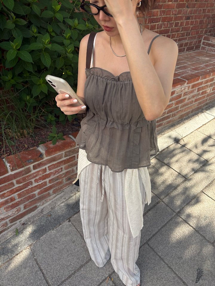 Ore - Korean Women Fashion - #momslook - Now Stripe Pants - 8