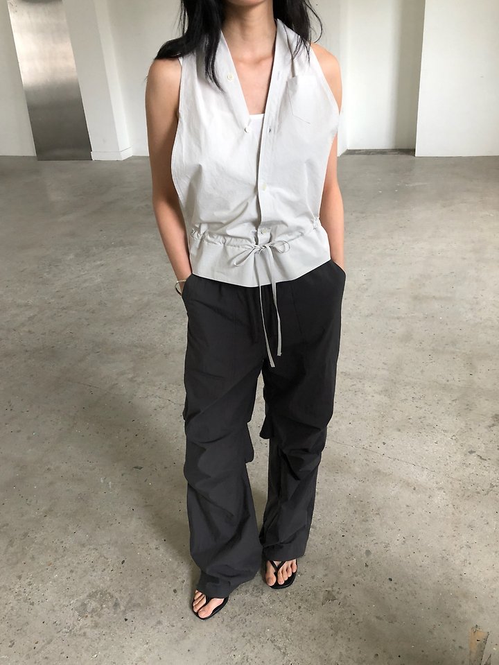 Ore - Korean Women Fashion - #momslook - Bonnie Tuck Cargo Pants - 3