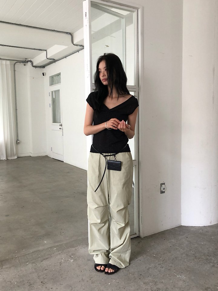 Ore - Korean Women Fashion - #momslook - Bonnie Tuck Cargo Pants - 7