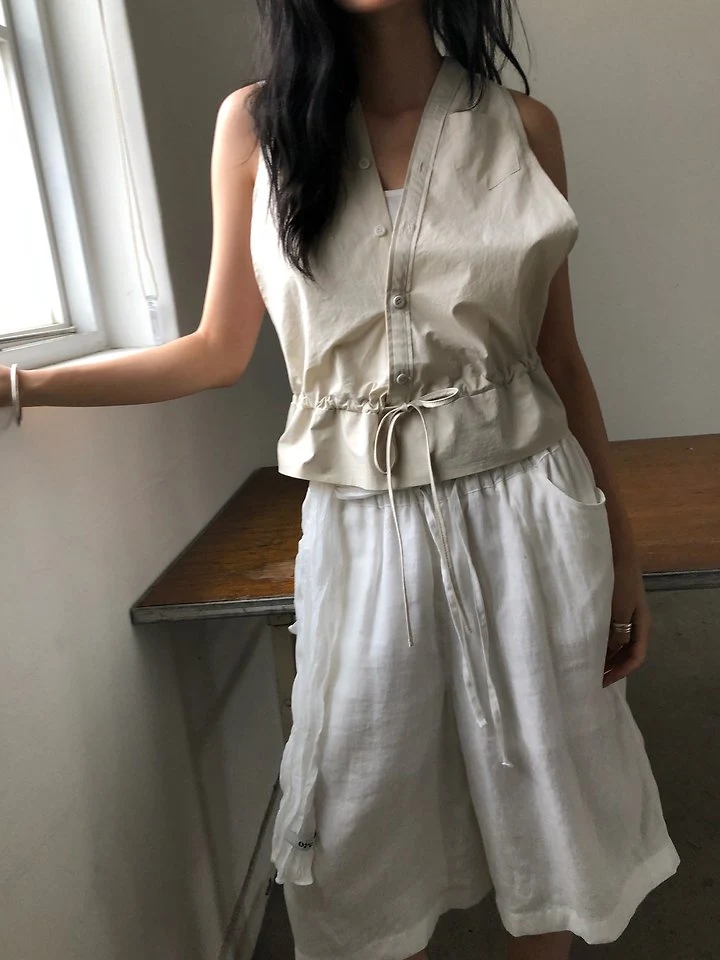 Ore - Korean Women Fashion - #momslook - Halter Layered Shirt - 8