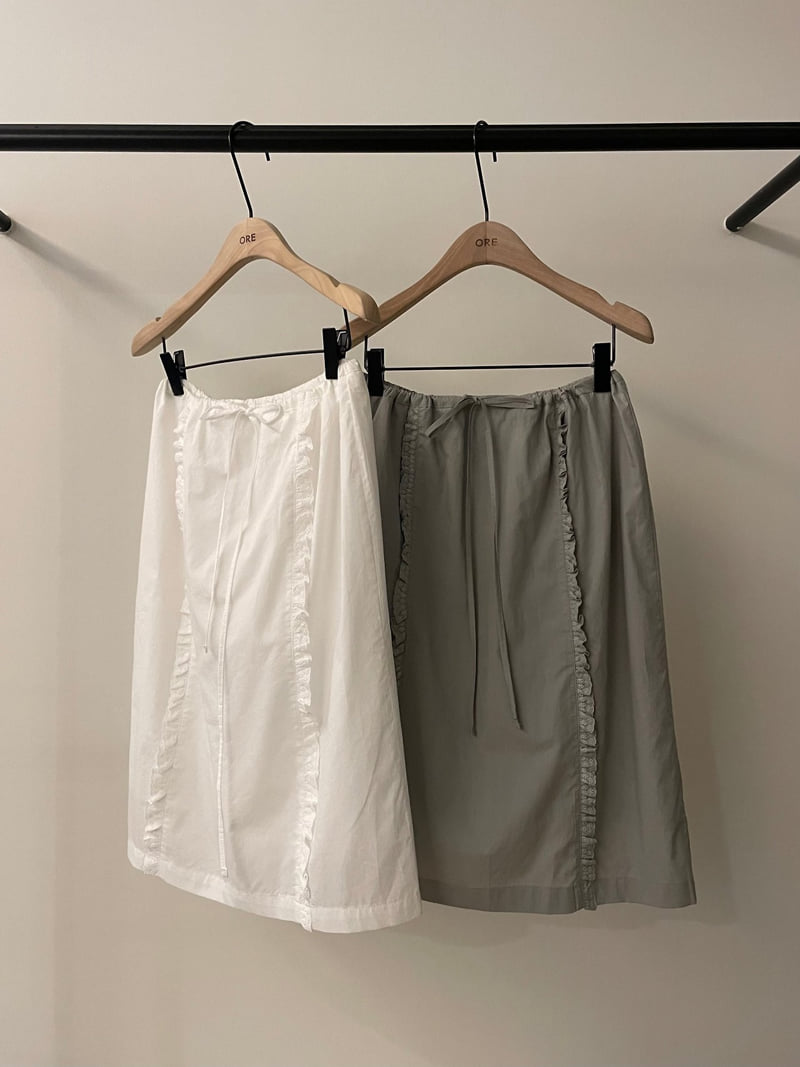 Ore - Korean Women Fashion - #momslook - Leo Lace Skirt