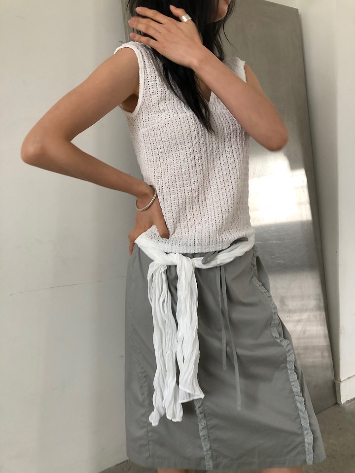 Ore - Korean Women Fashion - #momslook - Leo Lace Skirt - 3