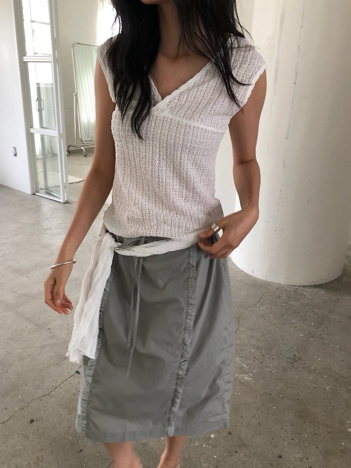 Ore - Korean Women Fashion - #momslook - Leo Lace Skirt - 5
