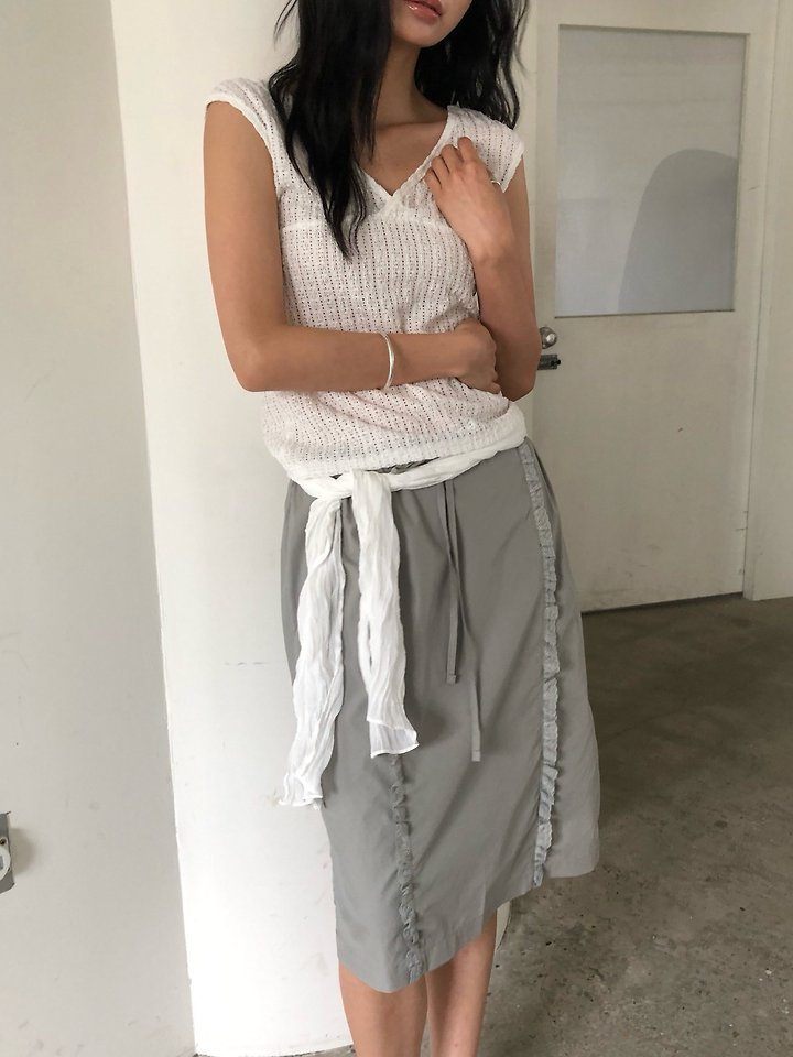 Ore - Korean Women Fashion - #momslook - Leo Lace Skirt - 7