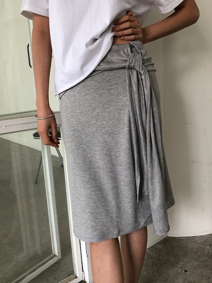 Ore - Korean Women Fashion - #momslook - Mona Tie Skirt - 12