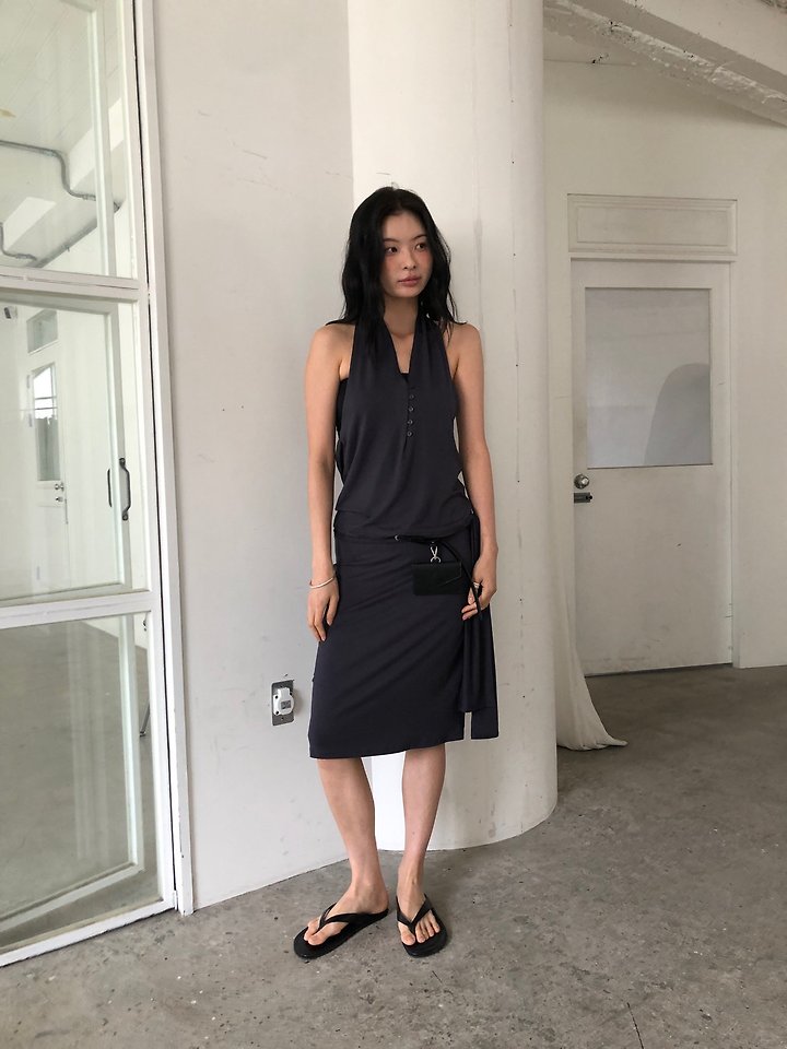 Ore - Korean Women Fashion - #momslook - Mona Tie Skirt - 5