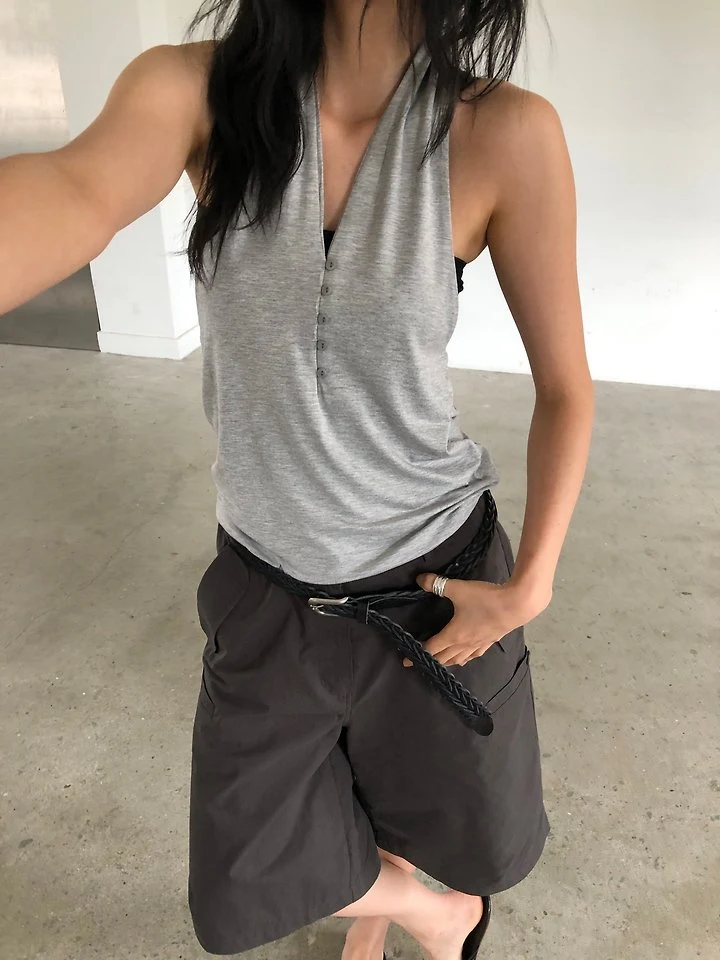 Ore - Korean Women Fashion - #momslook - Mona Halter Top - 10