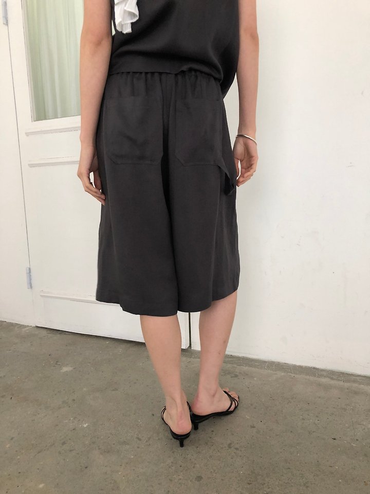 Ore - Korean Women Fashion - #momslook - Linen Carpenter Pants - 5