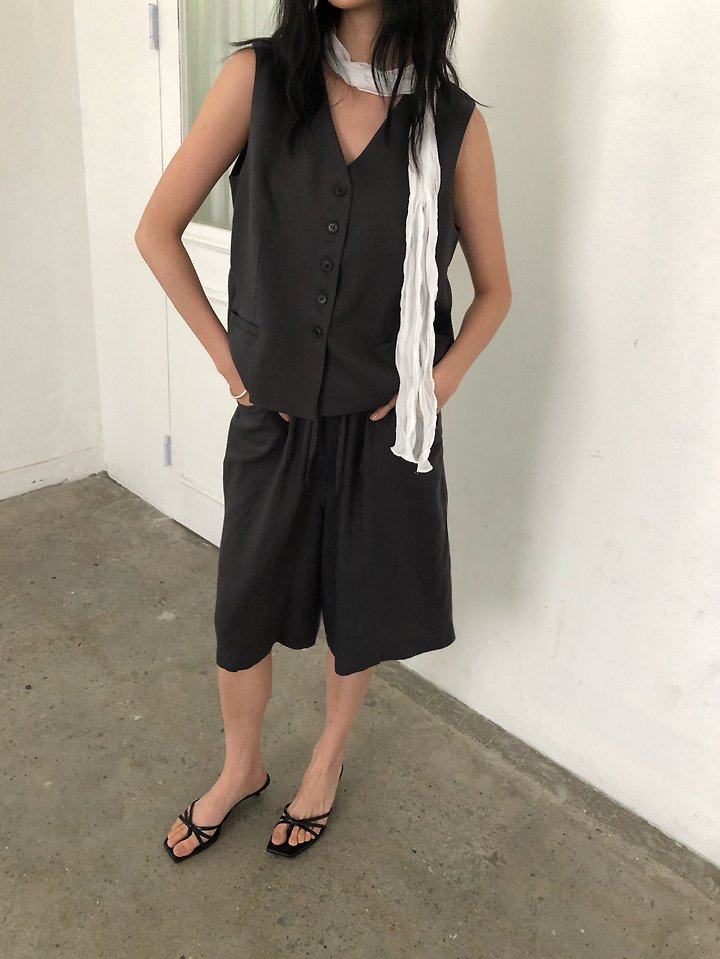 Ore - Korean Women Fashion - #momslook - Linen Vest - 6