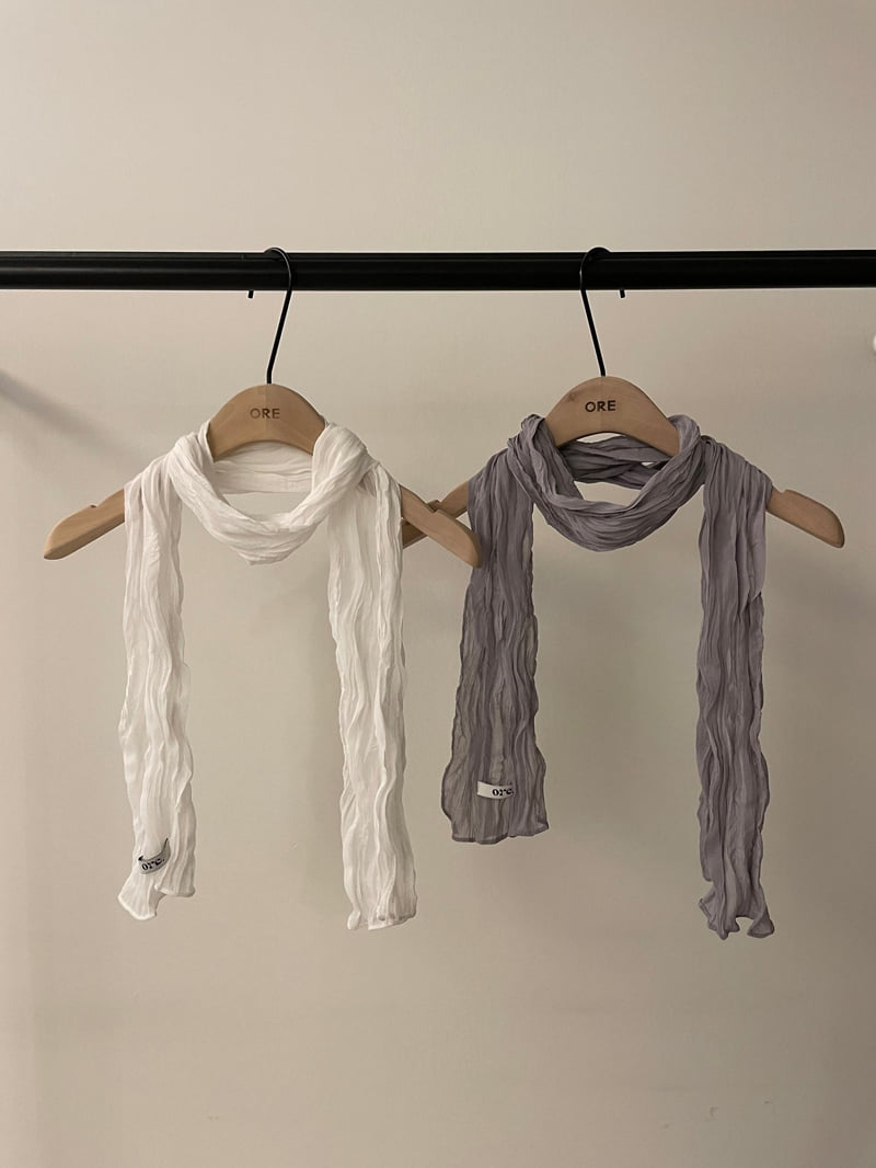 Ore - Korean Women Fashion - #momslook - Chiffon Scarf