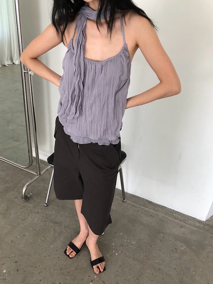 Ore - Korean Women Fashion - #momslook - Chiffon Scarf - 4