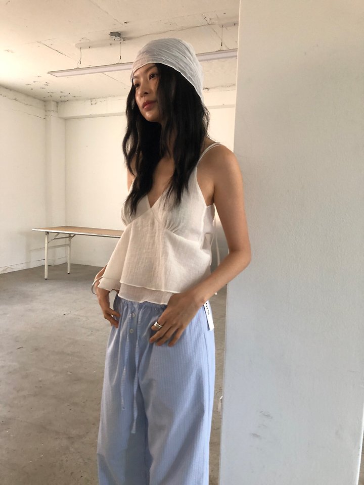 Ore - Korean Women Fashion - #momslook - Rona Stripe Pants - 2