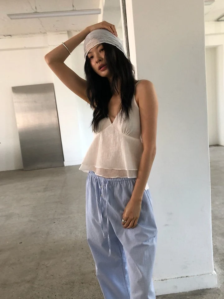 Ore - Korean Women Fashion - #momslook - Rona Stripe Pants - 3